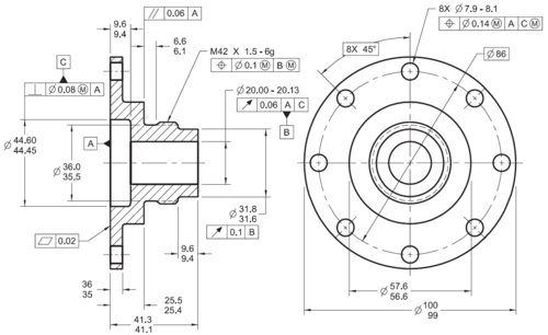 2D CAD Drafting Image.