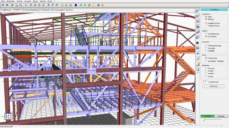 2D visualization of a large-scale project