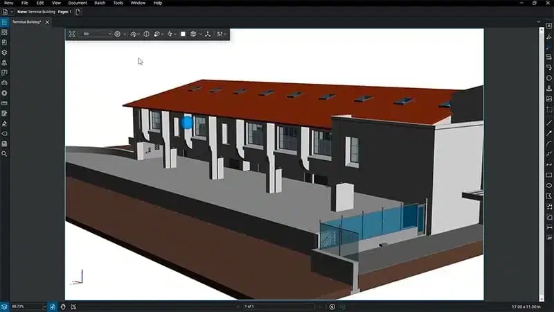 3D Image made using Bluebeam Revu
