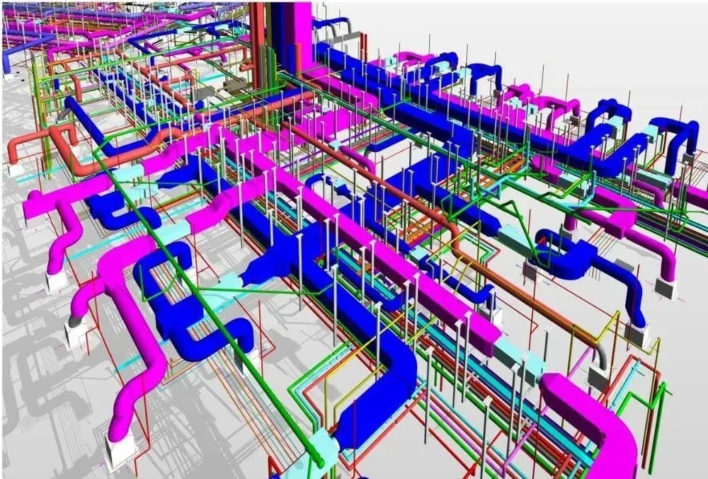 3D Image of MEP Designing And Drafting.