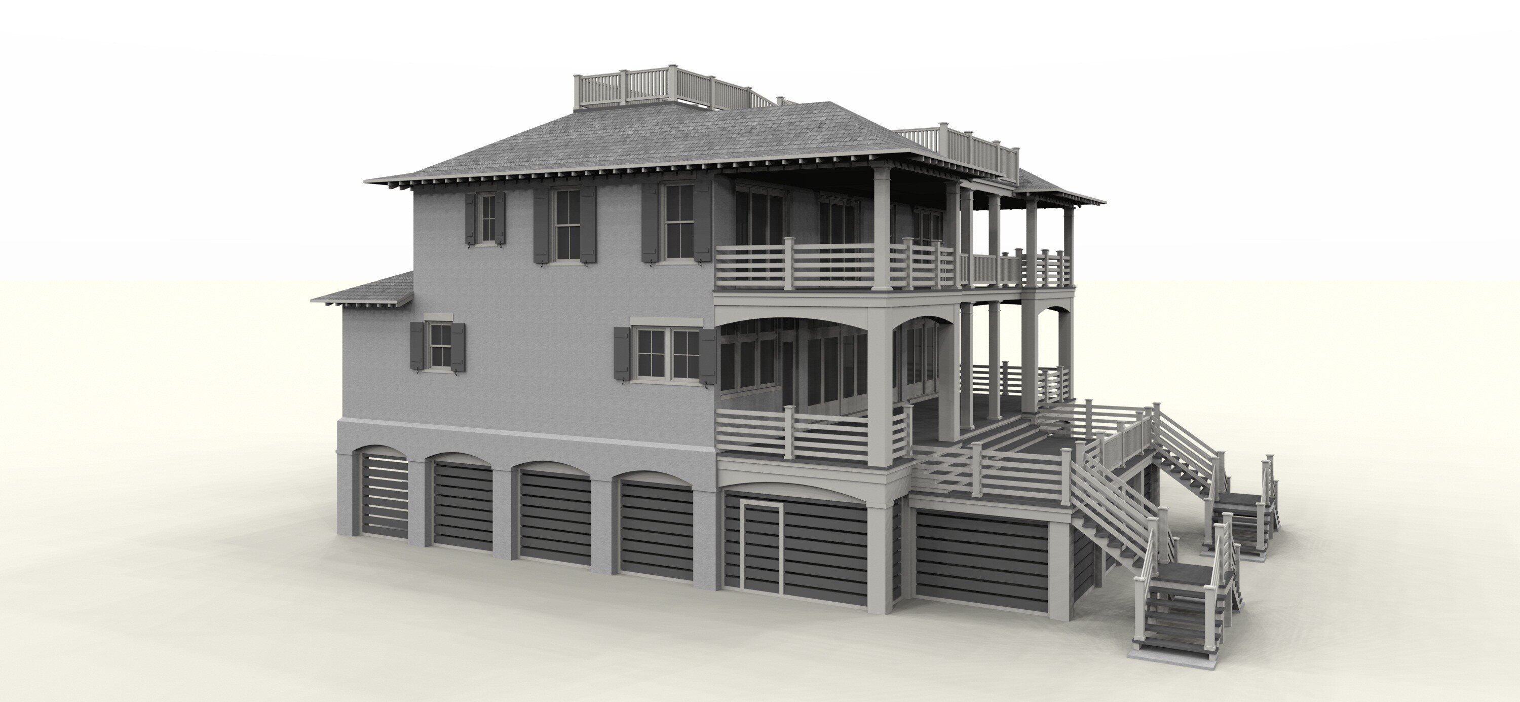 3D model of a house