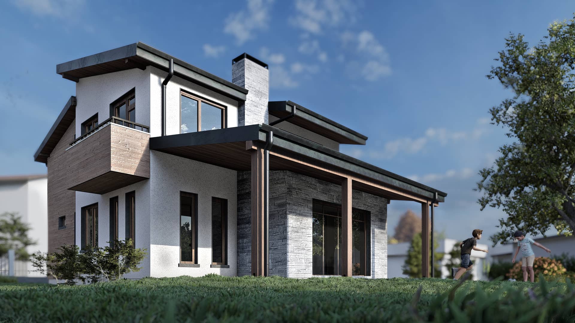 3D model of a house