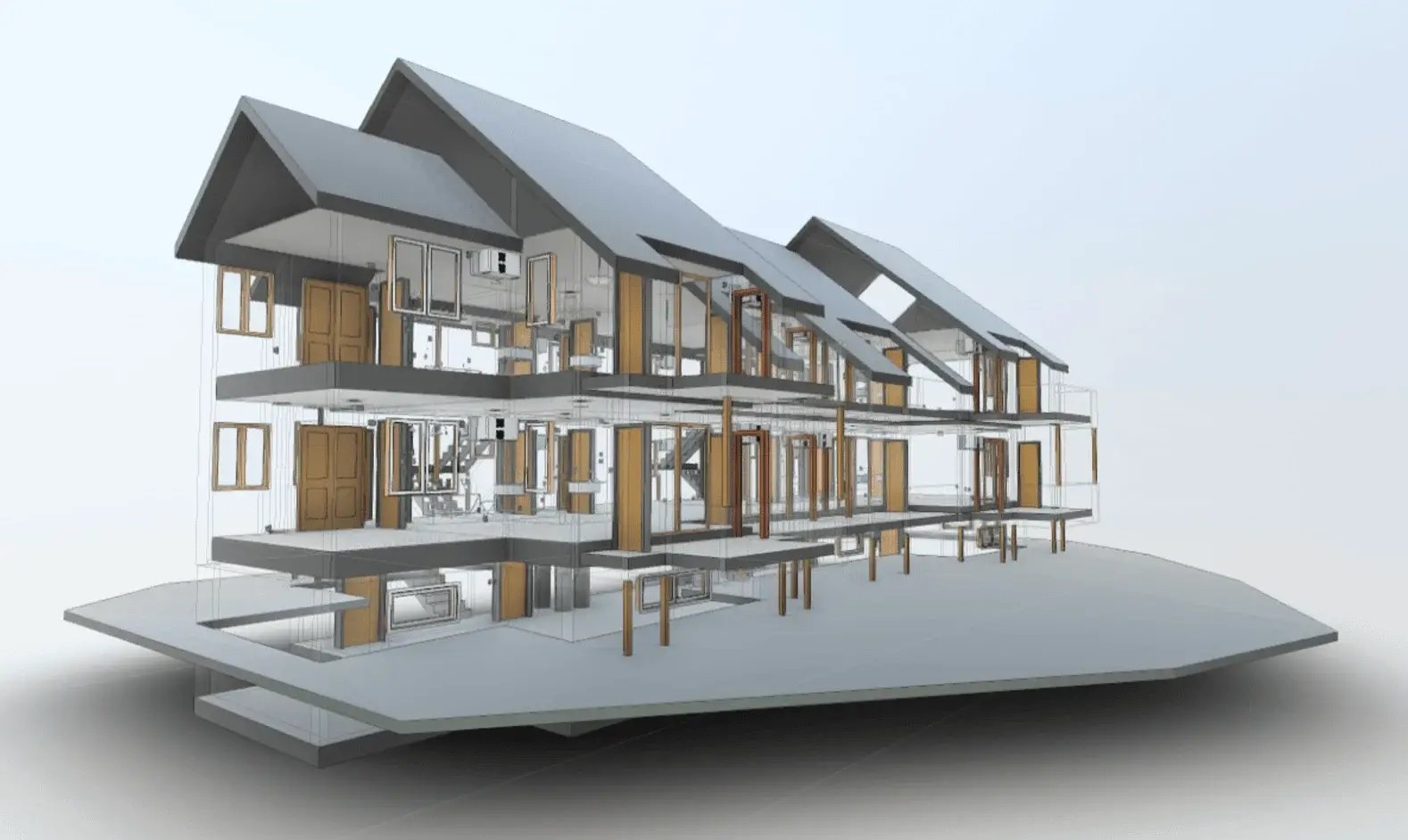 3D model of a house