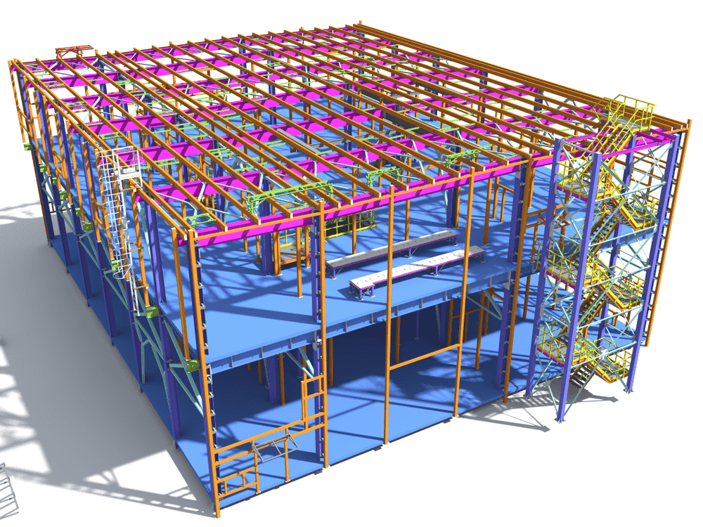 3D structural building model 