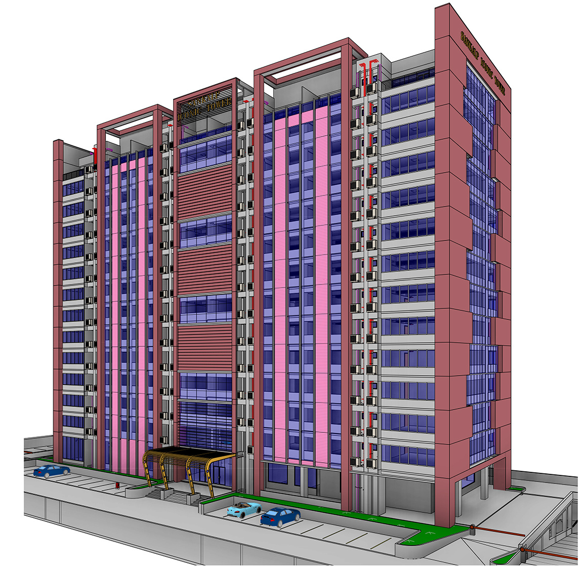 3D view of one of Asheer engineering recent projects