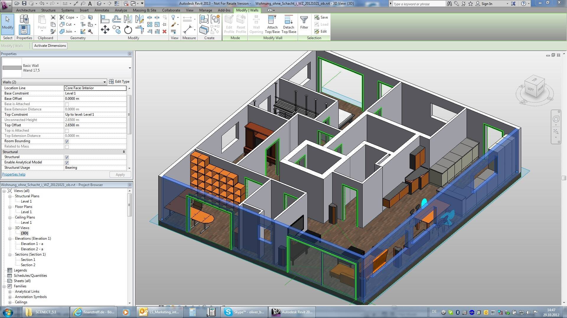 3d modeling in revit