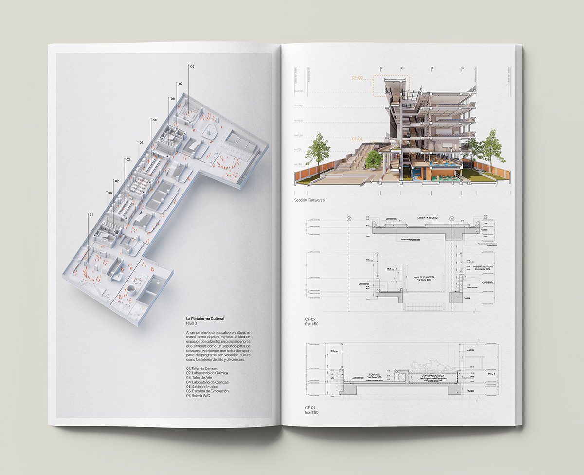 architecture student portfolio template