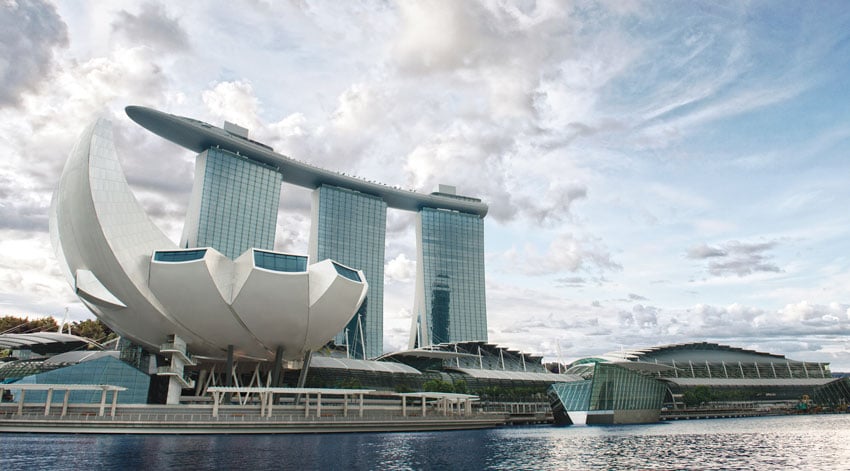 Marina Bay Sands Complex in Singapore