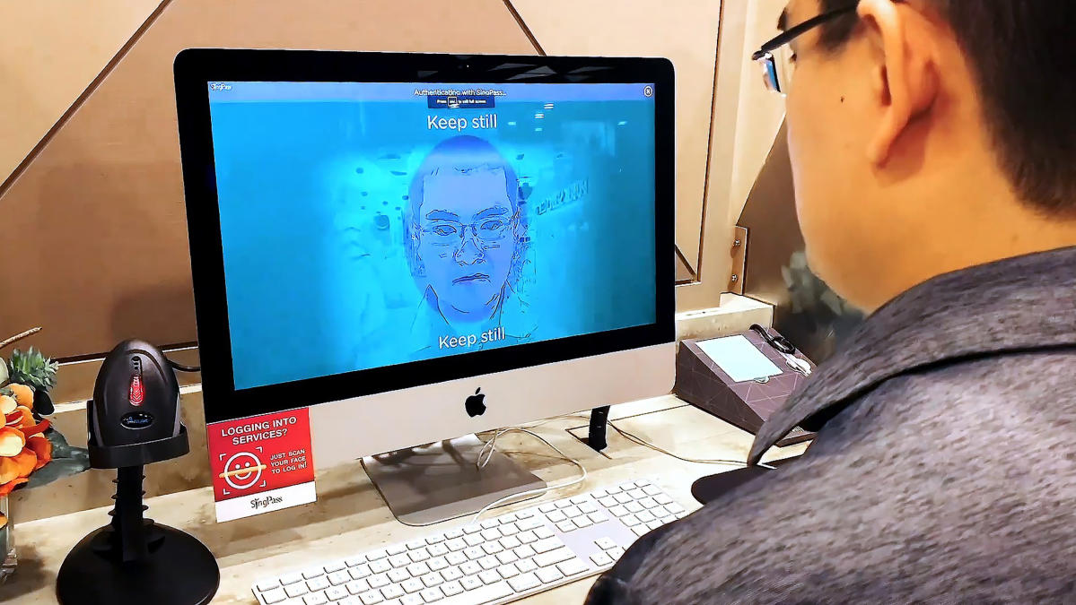 Face recognition system to pay taxes in Singapore