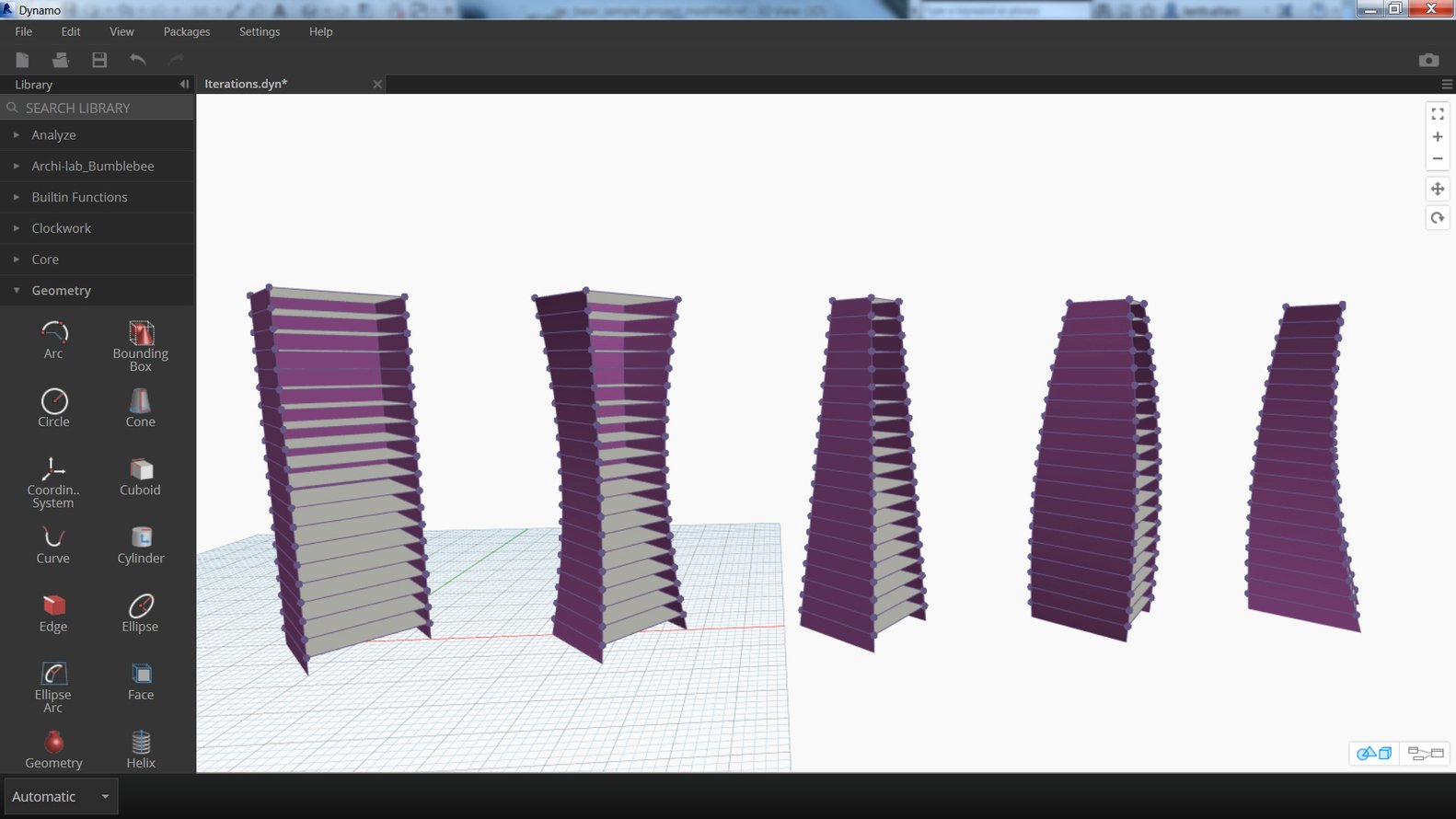 A building designed in Dynamo