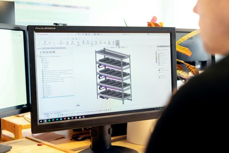 A civil engineer designing a highway structures using Civil 3D
