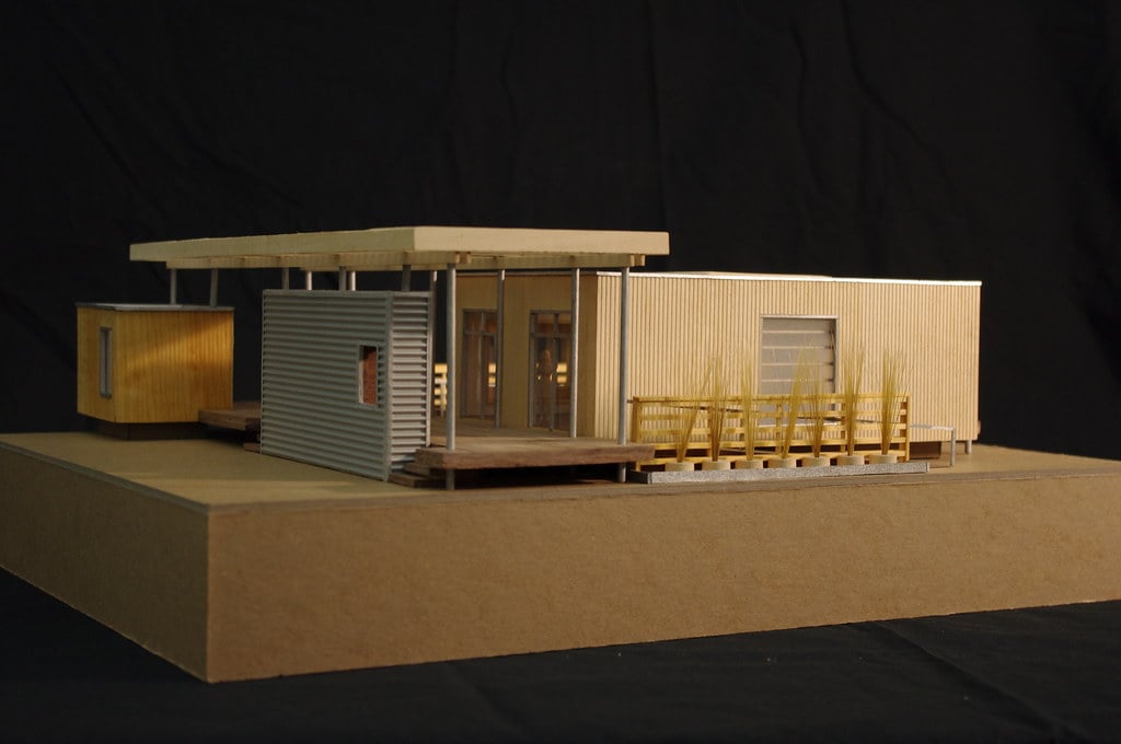 A computational energy model of a building plan.