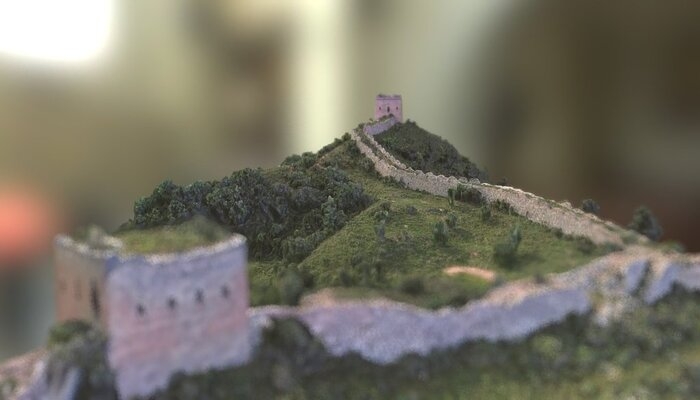 A physical model of the Great Wall of China