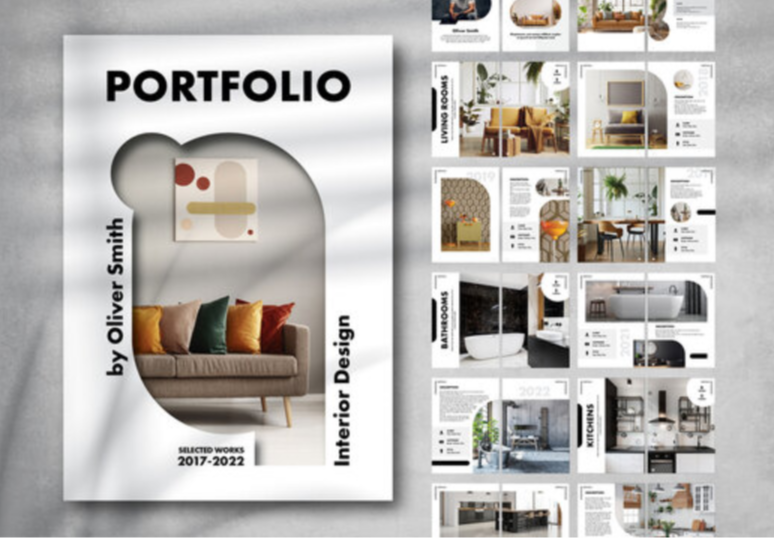 A portfolio of an Interior Designer