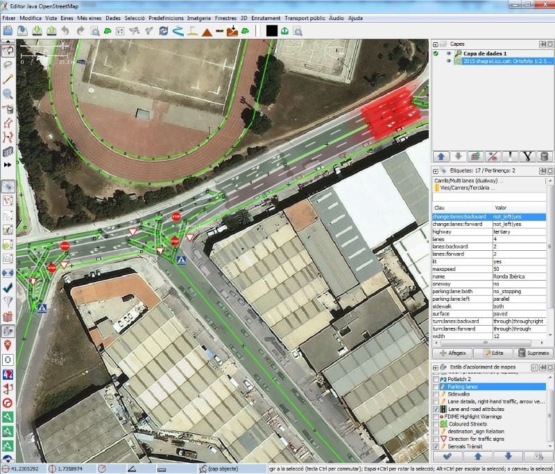 A team working on road design 