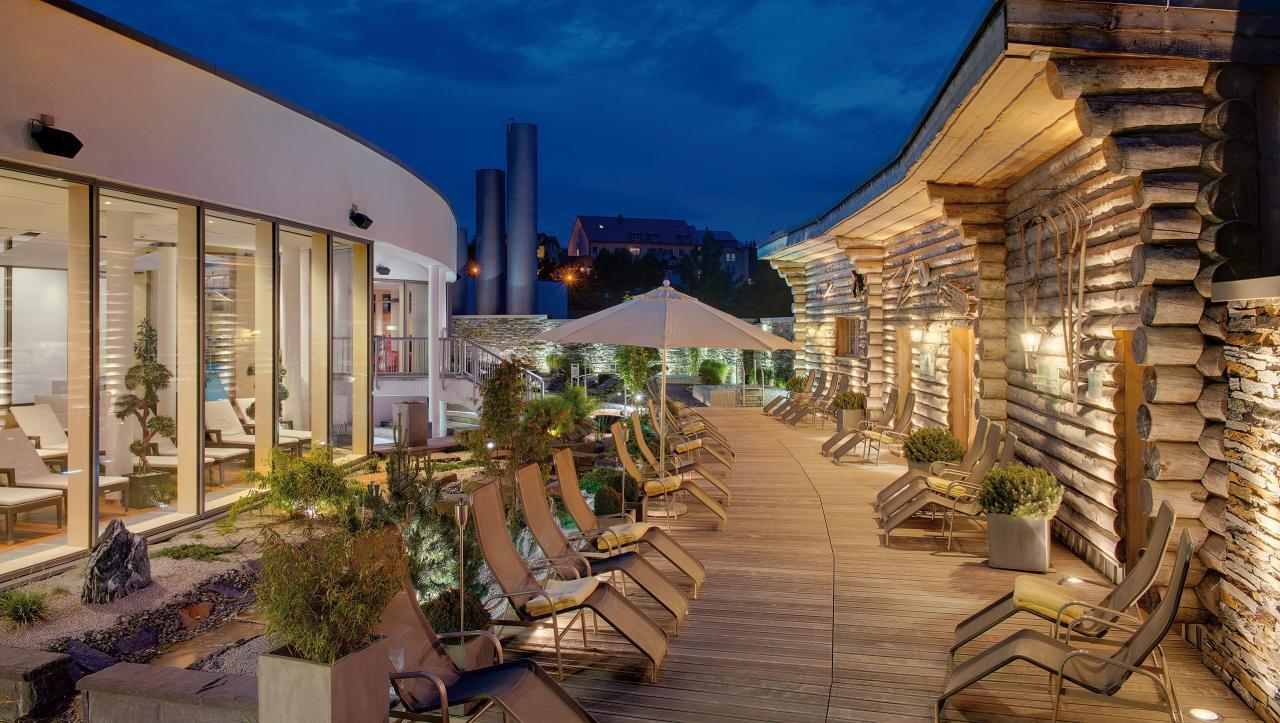 A wellness zone of a spa 