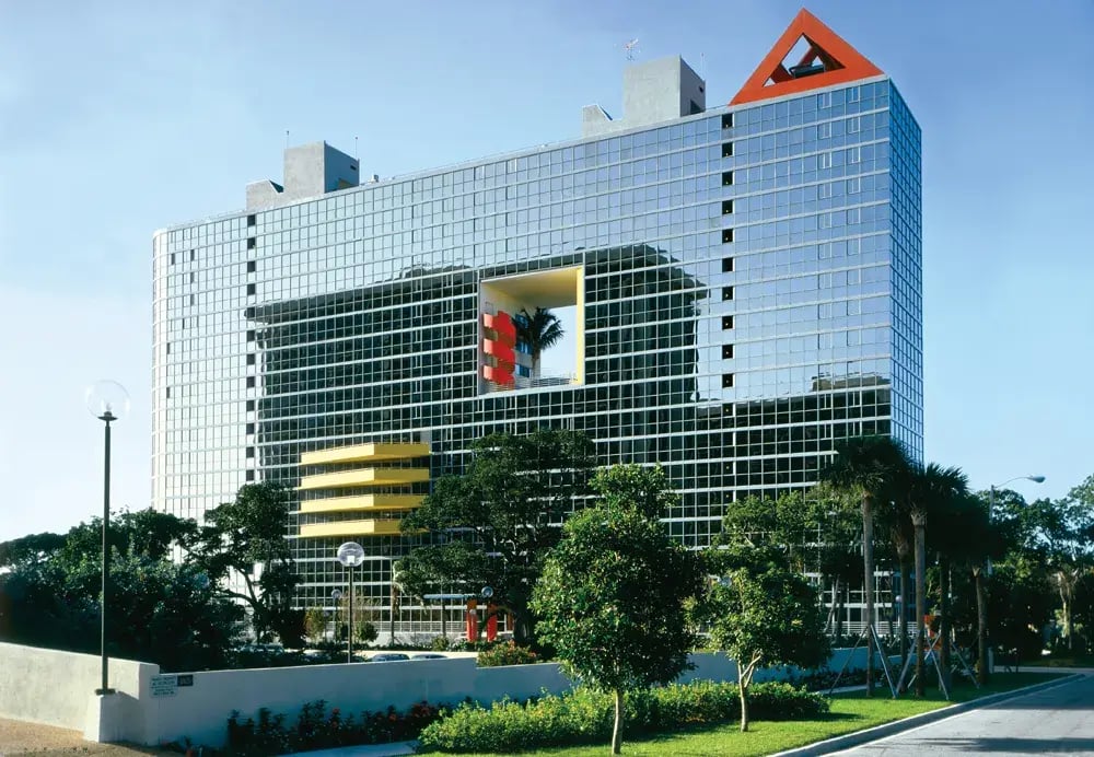 An image of Arquitectonica, one of the popular architecture firms in Florida.