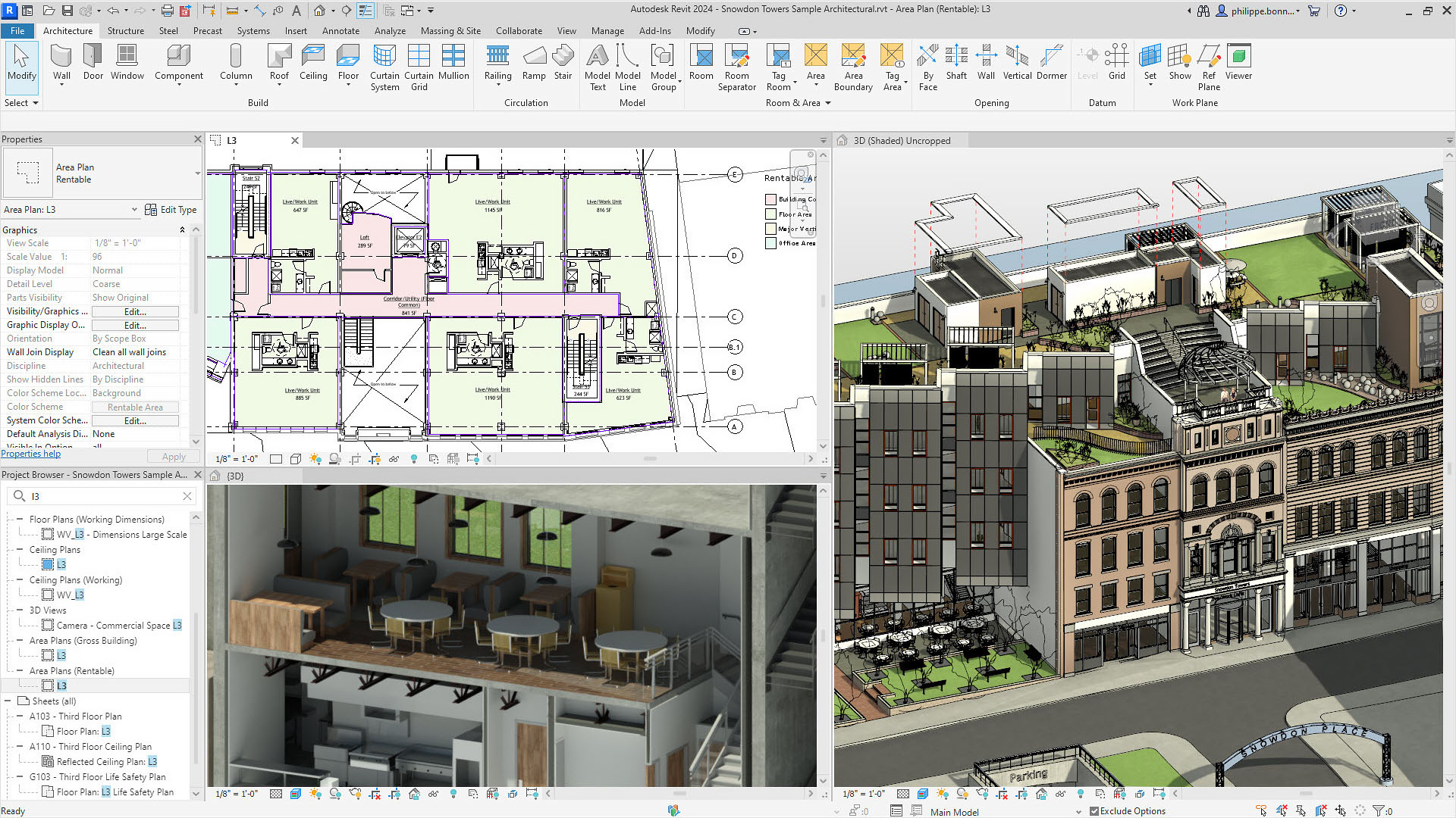 An image of Revit interface