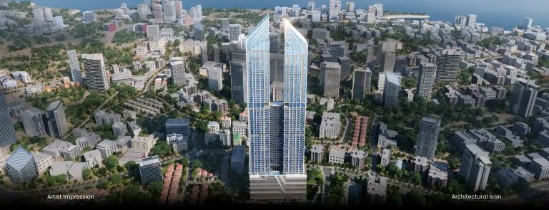 An image showing Aaradhya Avaan Tower 1 shaping Mumbais skyline