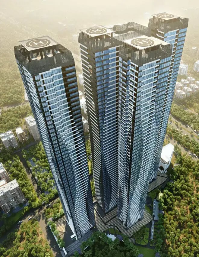 An image showing Candeur Skyline Towers transforming Hyderabad