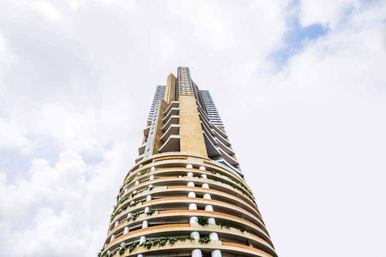 An image showing Indiabulls Sky Suites shaping Lower Parels skyline