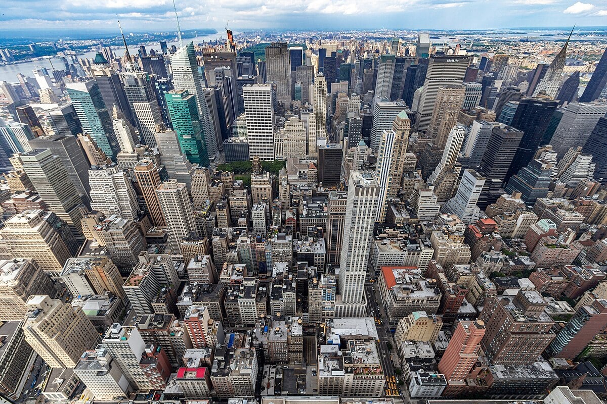 An image showing the Empire State Building as part of New York Citys evolving urban skyline