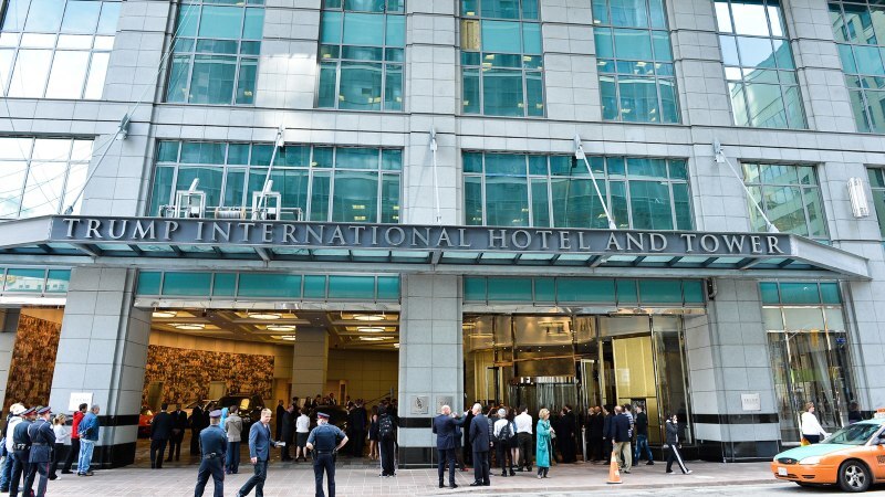 An image showing the Trump International Hotel & Tower, which is situated in Toronto, Canada