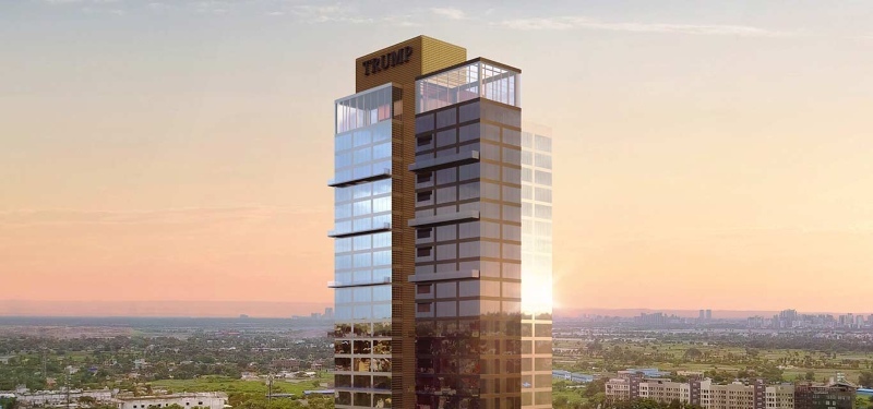 An image showing the Trump Tower in Kolkata, one of the Trump towers in India