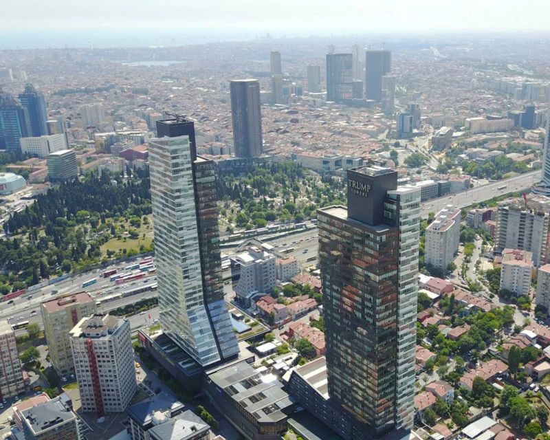 An image showing the Trump Towers, which are located in Istanbul in Turkey