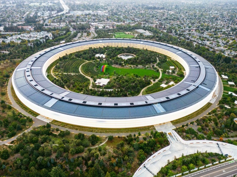 Apple Park Campus in California by EOC_ a facade engineering firms in New York