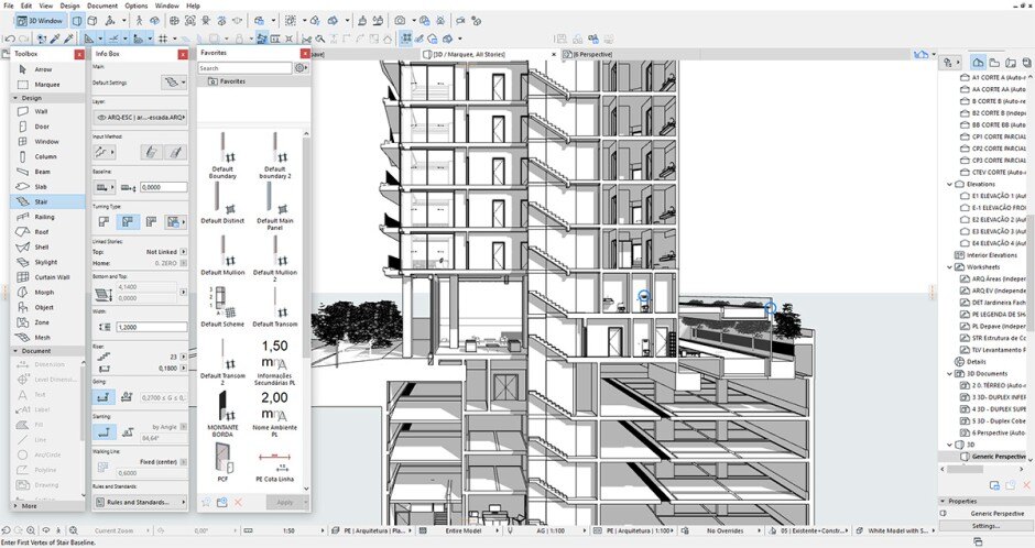 Archicad interface