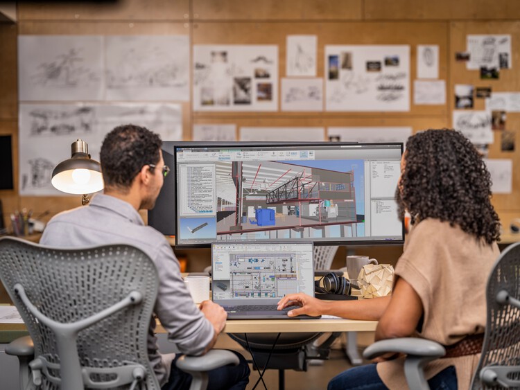 Architects working on a project requires computational design skills