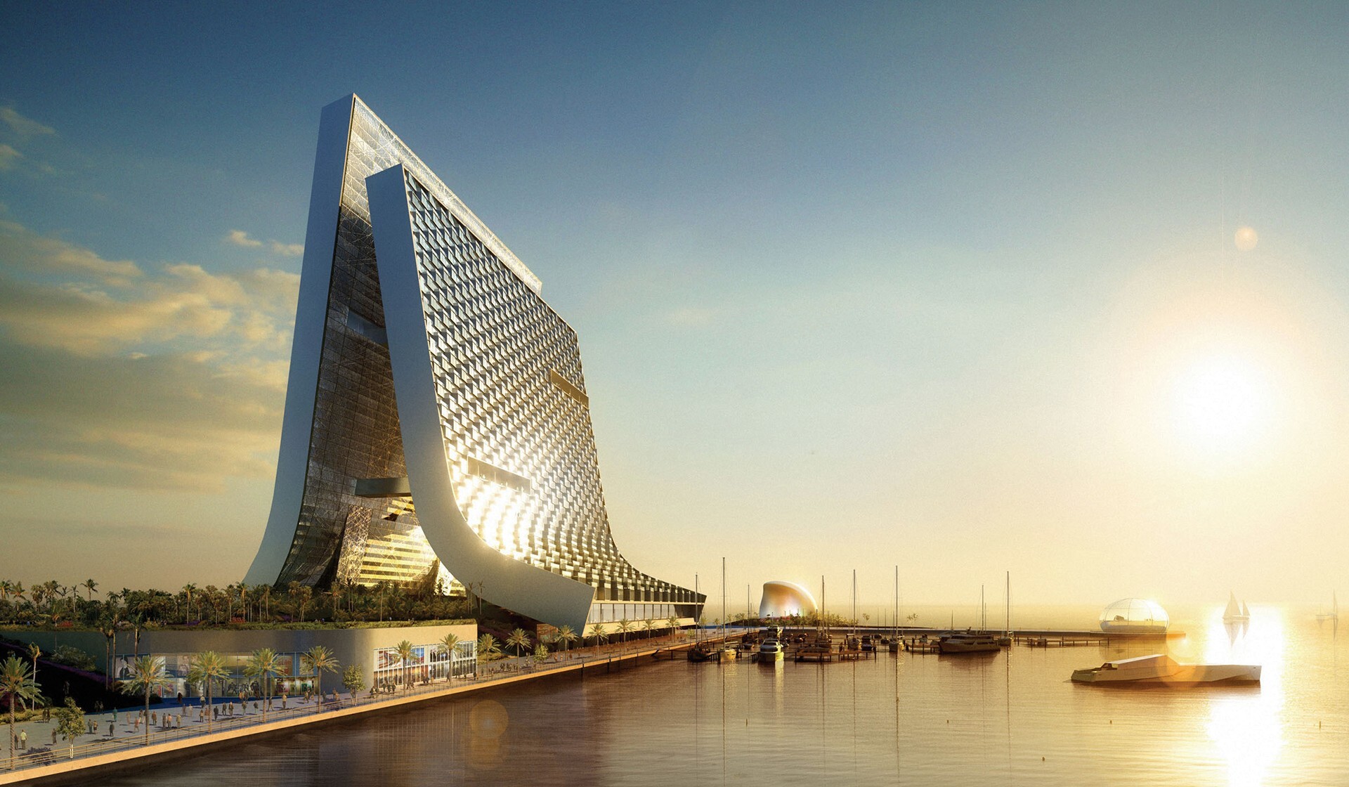Architectural design done by the Oppenheim Architecture firm in Miami
