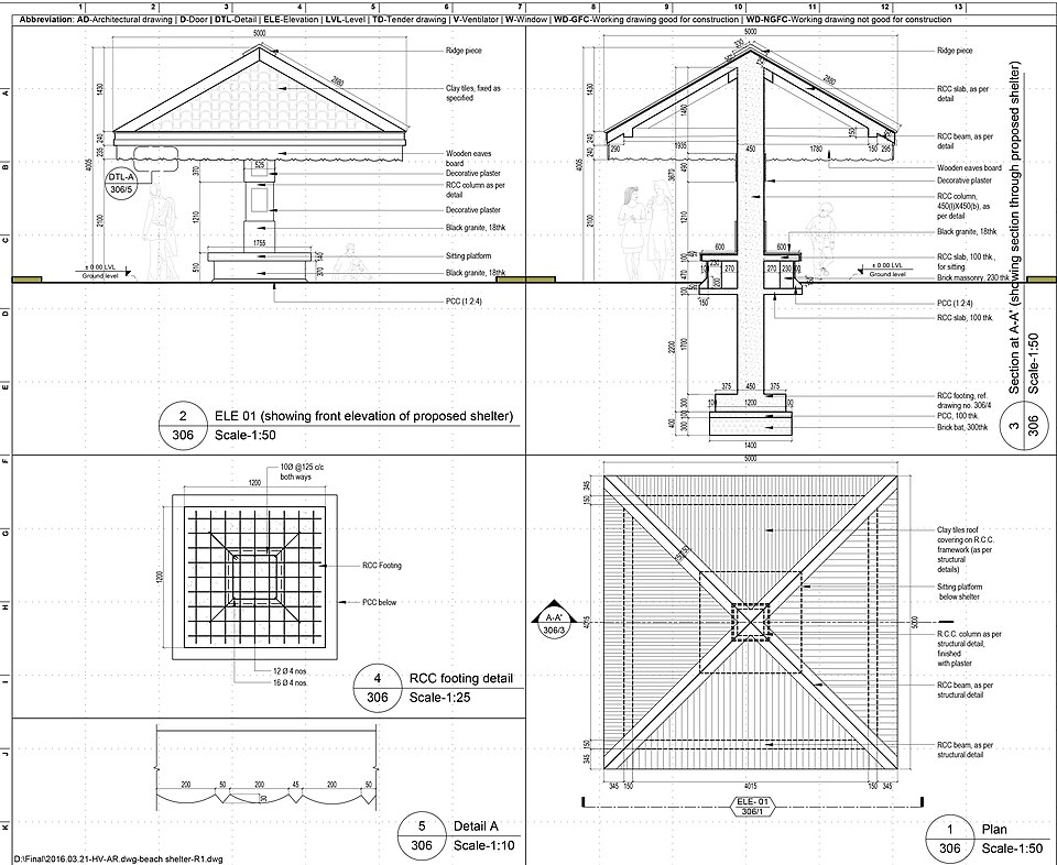 Architectural drawings in AutoCAD