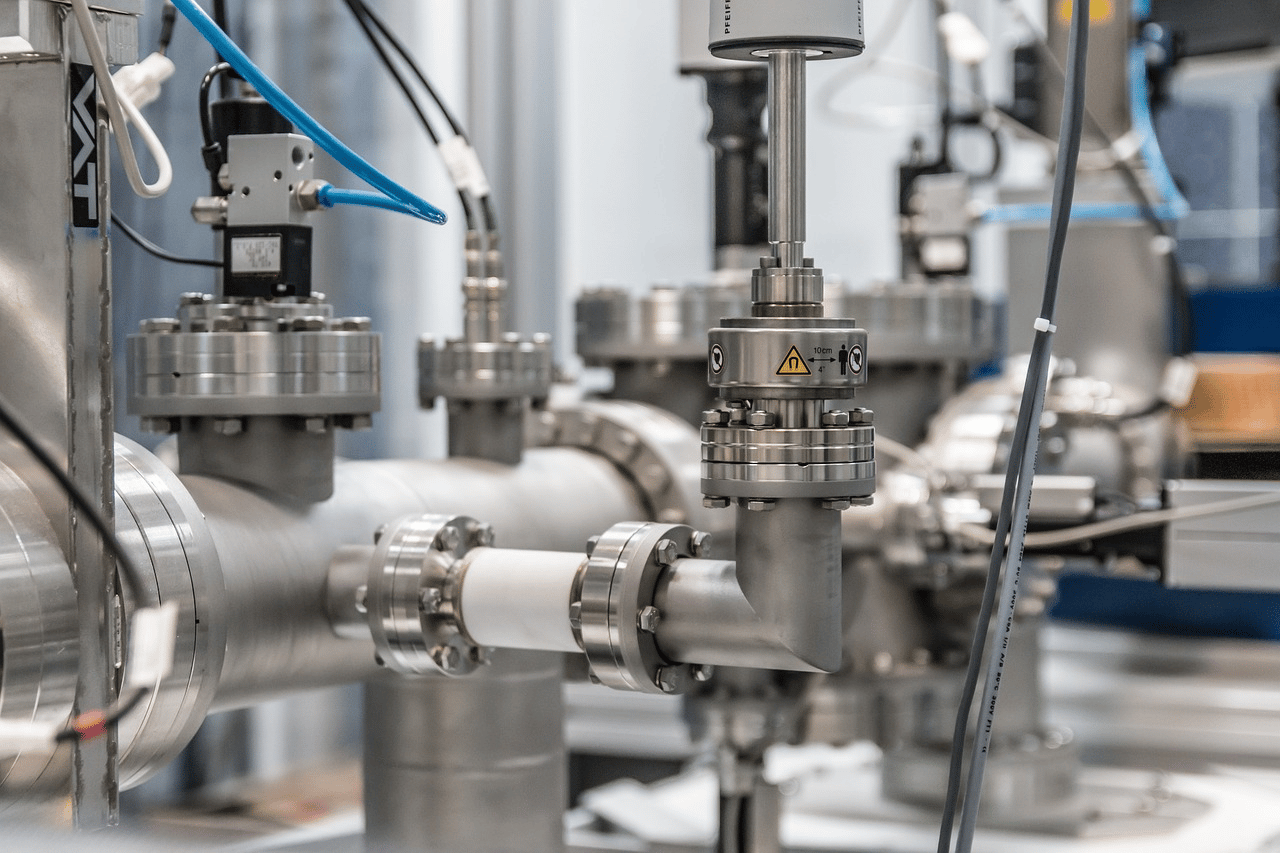 Assorted plumbing pipe fittings and connectors.