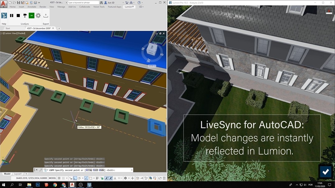 AutoCAD_Lumion_LiveSync