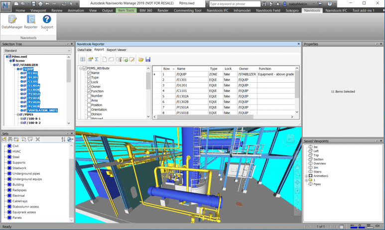 Autodesk Navisworks Manage interface