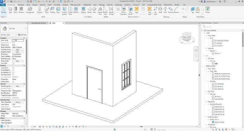 Autodesk Revit Interface
