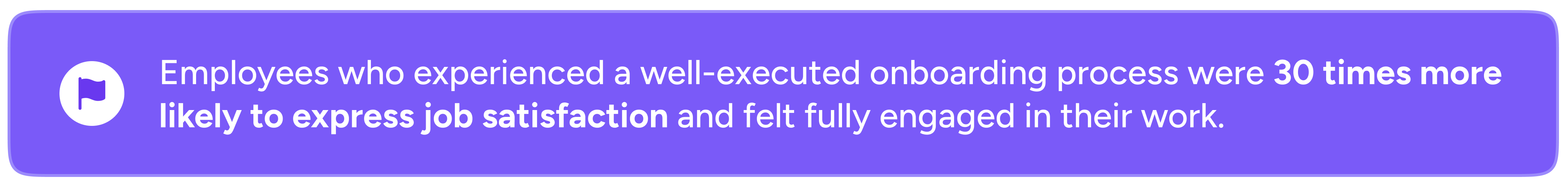 Fact about good onboarding process