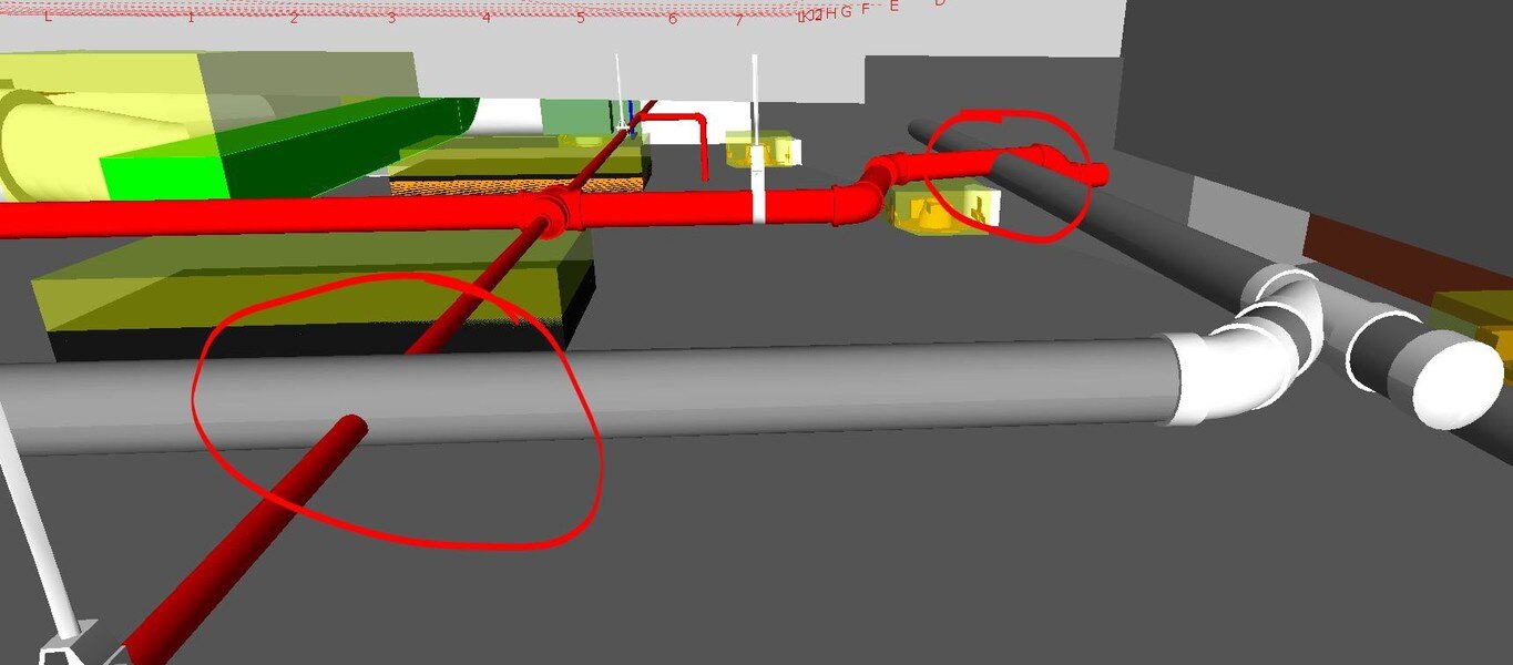 BIM Clash detection in 3D model design