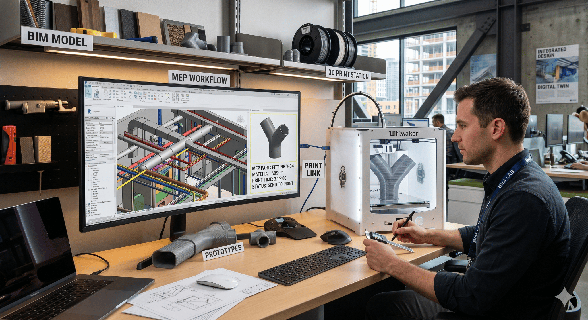 BIM fabrication workflow