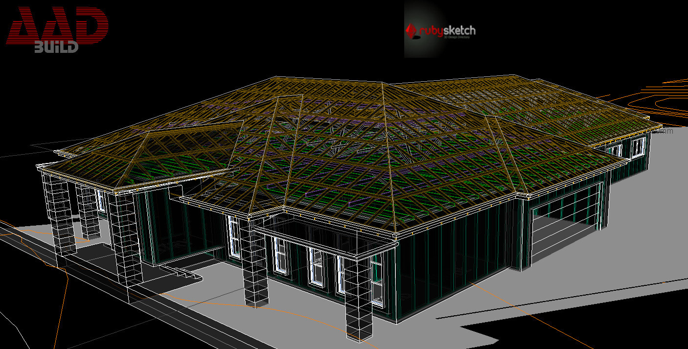 BIM model for residential construction design
