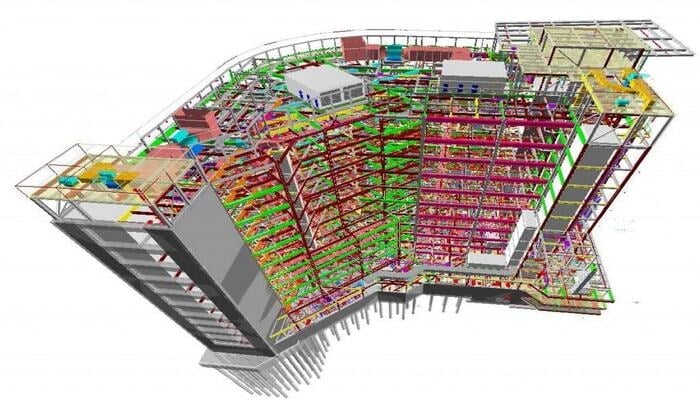 BIM model of  a building