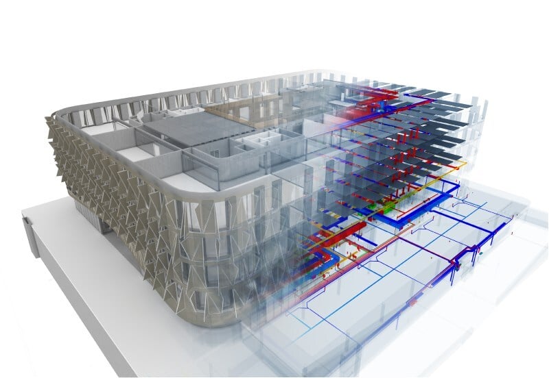 BIM model of a building-1