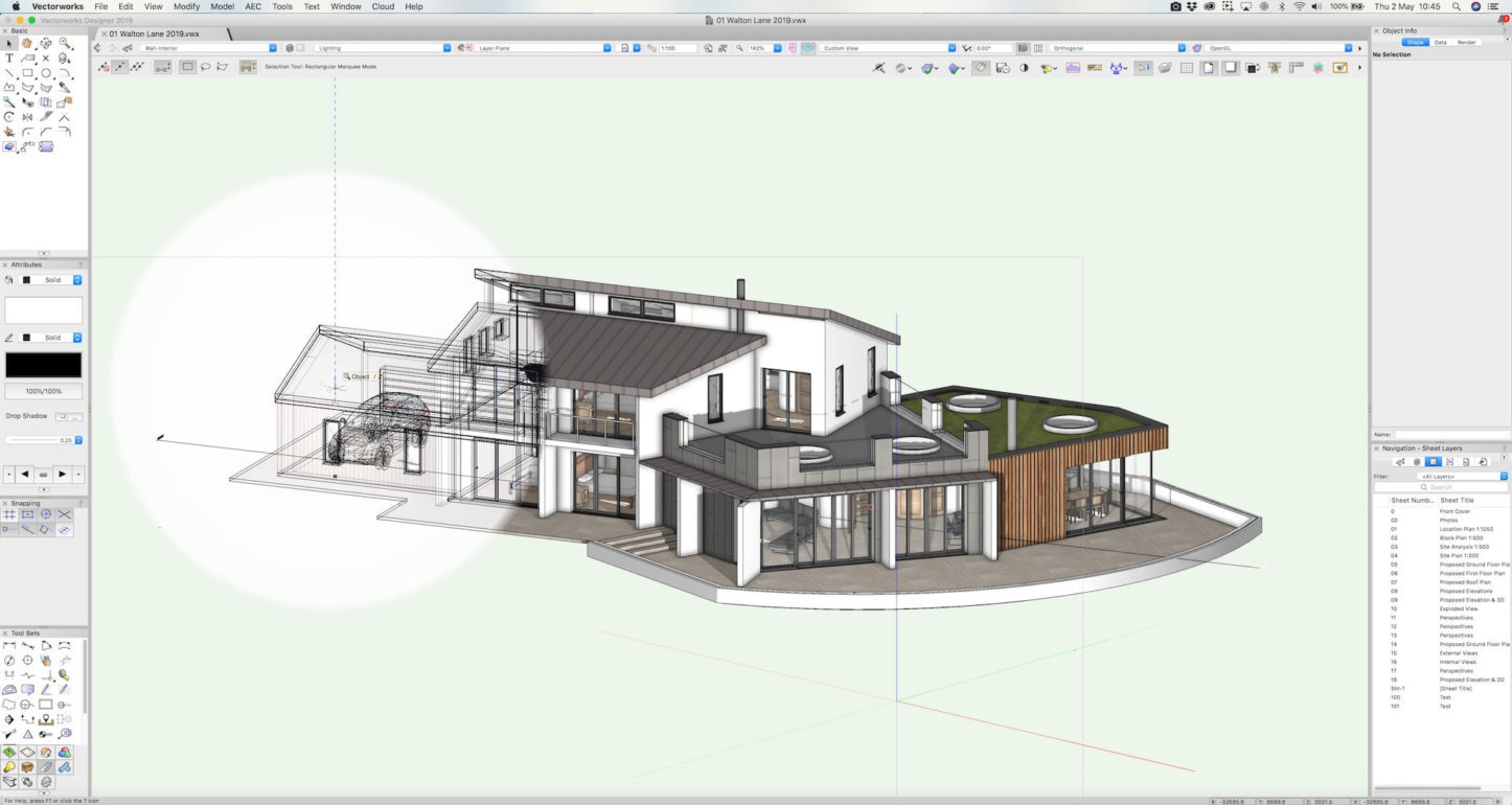 BIM model of a house