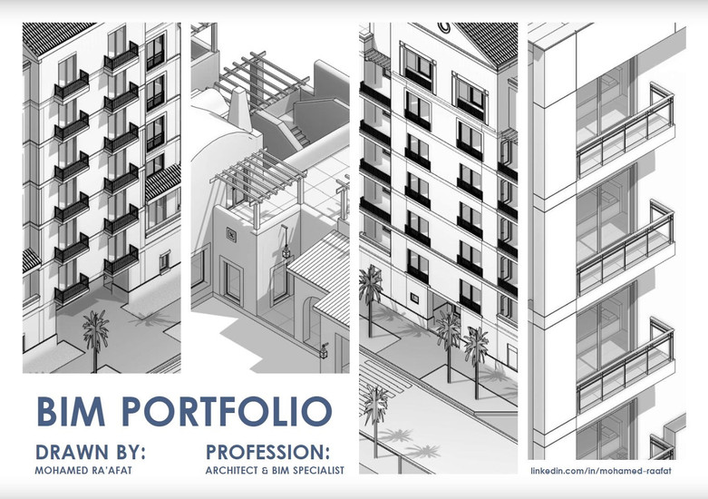 An example of BIM portfolio by Mohamed Ra’afat