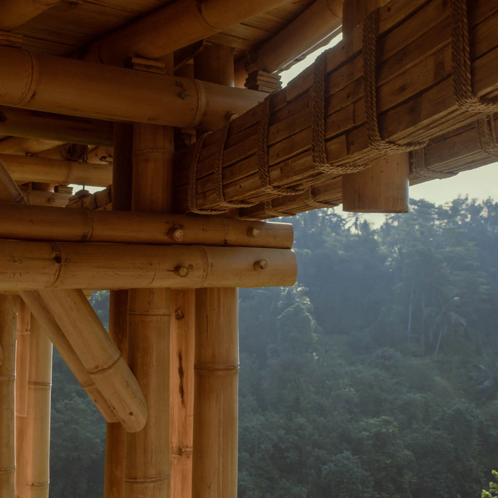 Bamboo architecture in Bali