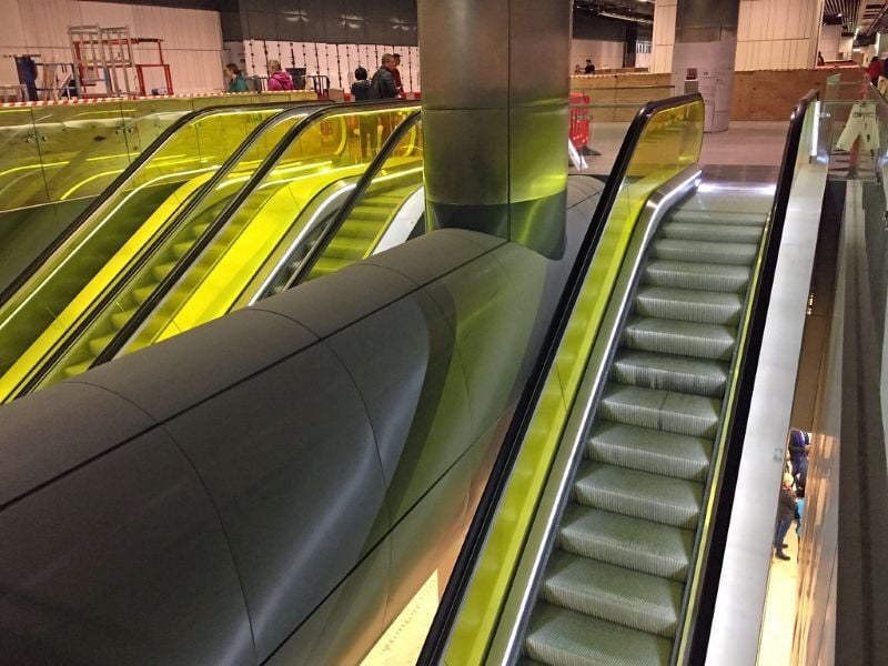 Canary Wharf Crossrail, a 21st-century structural engineering project by SA Miro Inc