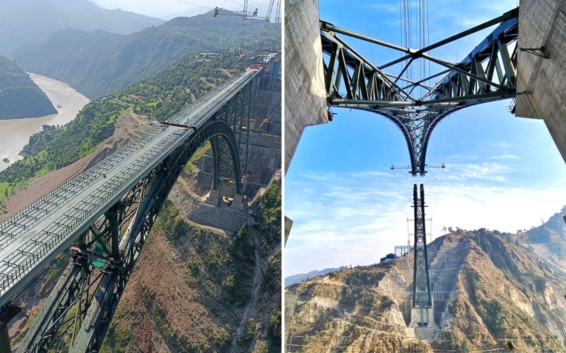 Chenab Bridge, India