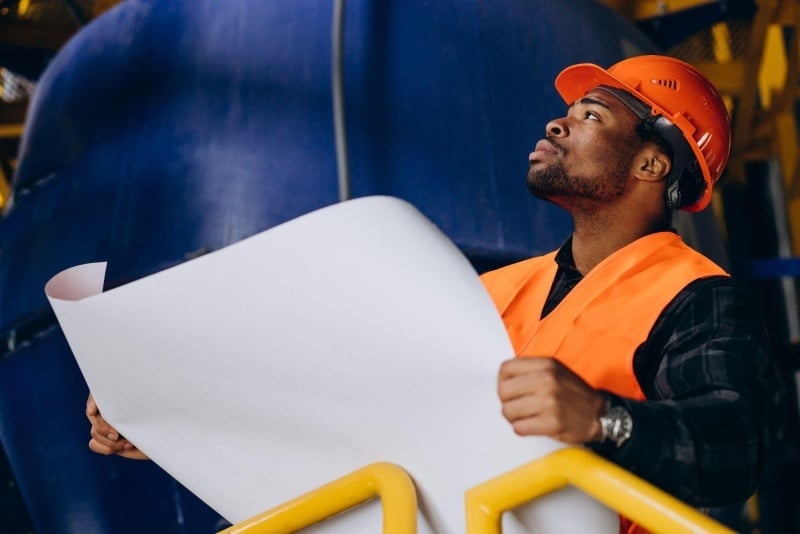 Civil engineer working on a project-1